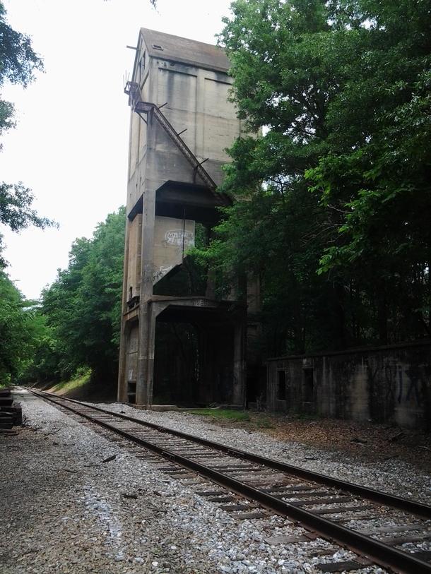Abandoned Coal Tower in Georgia Used in The Walking Dead TV show 