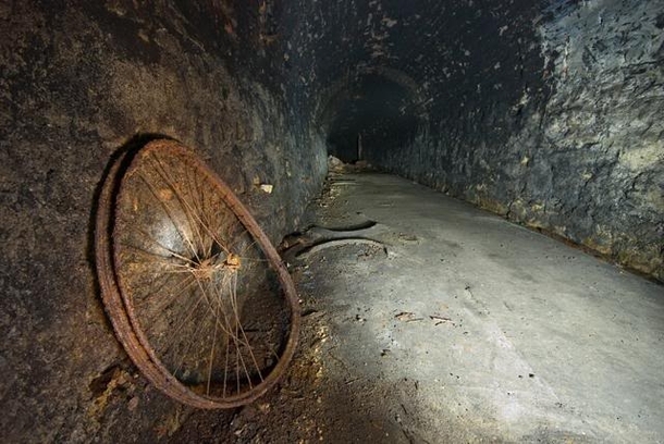 Abandoned coal transport tunnel from  Newcastle Upon Tyne UK 