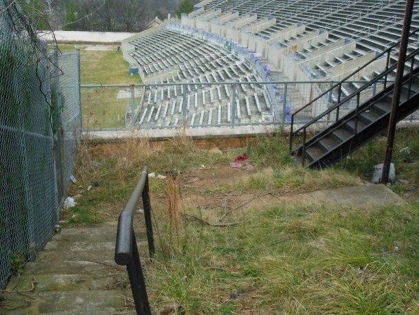 Abandoned College Stadium Atlanta 

