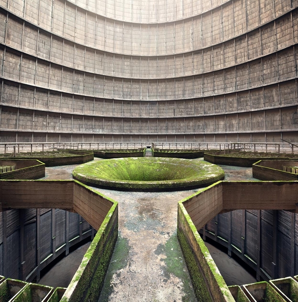 Abandoned cooling tower 