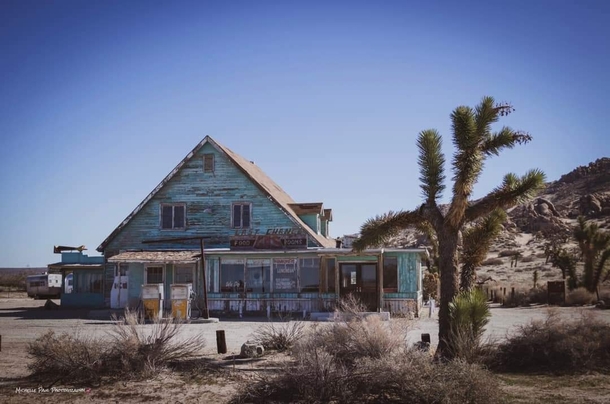 Abandoned dinermotel deep in the mojave high desert located outside Lancaster CA Very popular movie set so its kept nice 