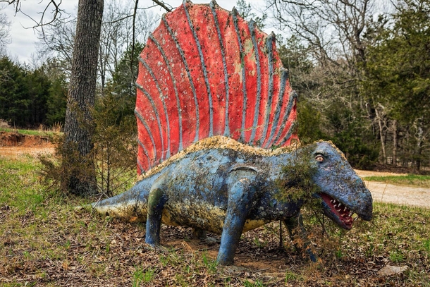 Abandoned Dinosaur Theme Park in Beaver Arkansas Photo Dax Ward 
