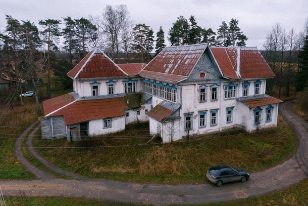 Abandoned estate in central Russia Built in end of XIX - beginning of XX century