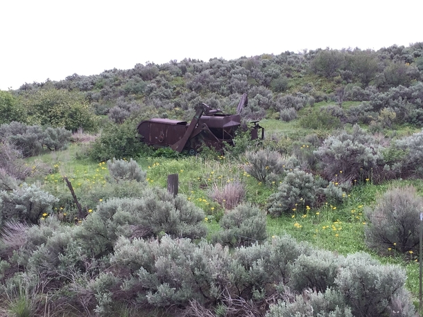 Abandoned farm equipment Devils Creek Idaho album in comments
