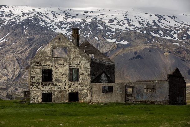 Abandoned farm house in West Iceland 