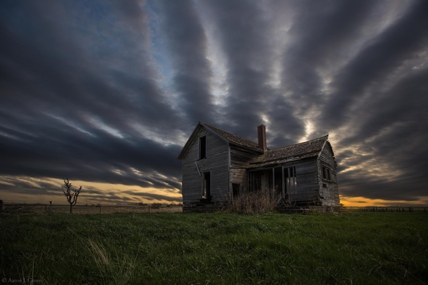 Abandoned farm near Oldham South Dakota  Photo by Aaron J Groen