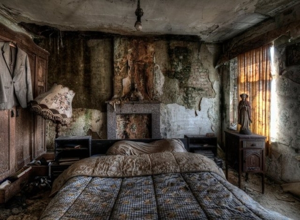 Abandoned Farmhouse Bedroom Location Unknown USA 