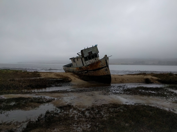 Abandoned fishing vessel CA 