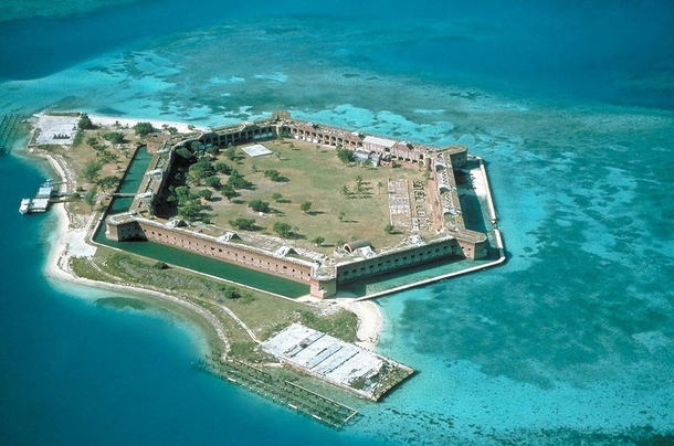 Abandoned Fort Jefferson in Florida