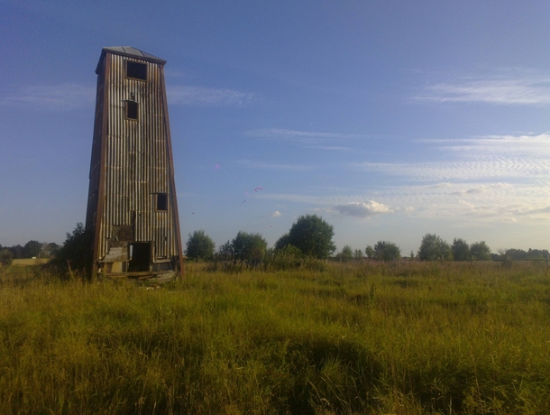 Abandoned Fur Farm Watchtower in Estonia 