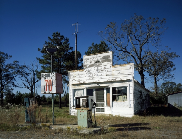 Abandoned gas station in rural North Carolina by Carol Highsmith  rHI_Res link in comments