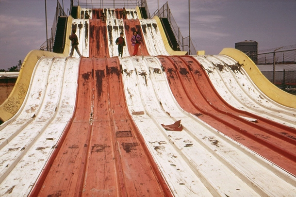 Abandoned Giant Slide at Coney Island  