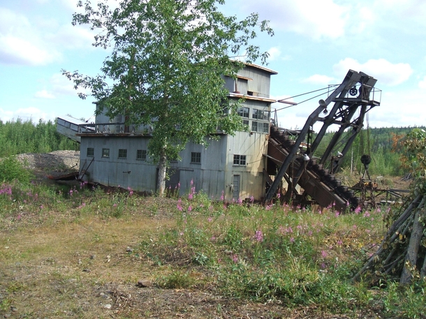 Abandoned Gold Dredge in the Alaskan Klondike  Album and more information in the comments
