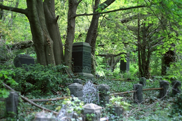 Abandoned graveyard found in woods x-post rMorbidReality
