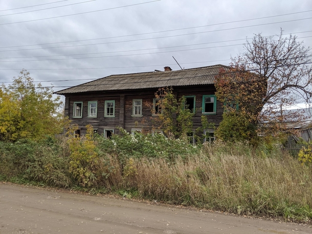 Abandoned house in rural Russia