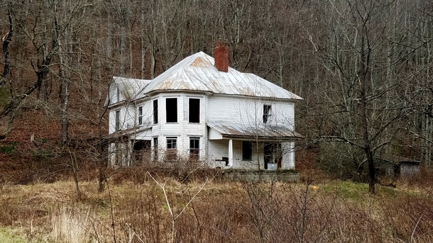 Abandoned House Way Up in the Blue Ridge Mtns NC 