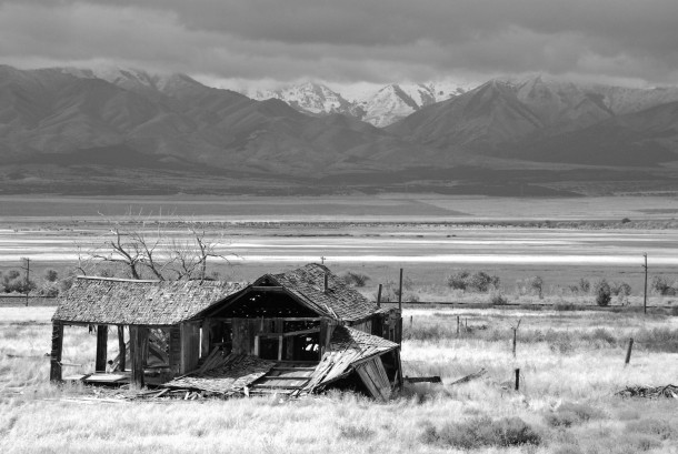 Abandoned House with a View Tooele County Utah 