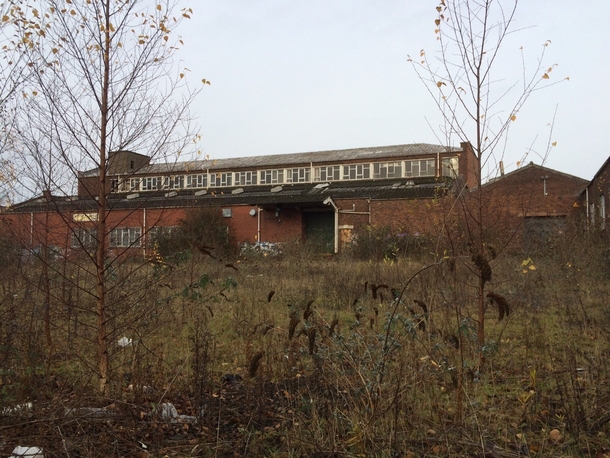 Abandoned industrial unit Glasgow Scotland x 