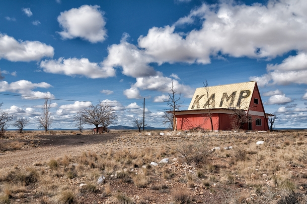 Abandoned KOA campground along old route  by eyetwist 