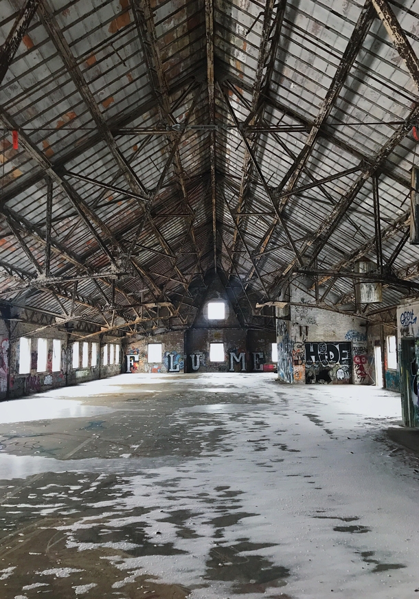 Abandoned locomotive factory in Ohio 