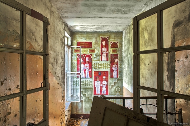 Abandoned Military Hospital  Leningrad region