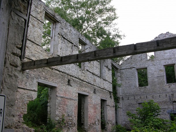 Abandoned mill Elora Ontario 
