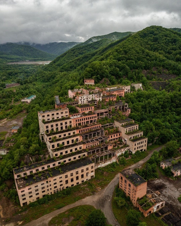 Abandoned mining and processing plant in the Primorsky Territory Kavalerovo Russia