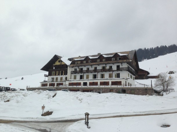 Abandoned mountain hotel in the Dolomites x