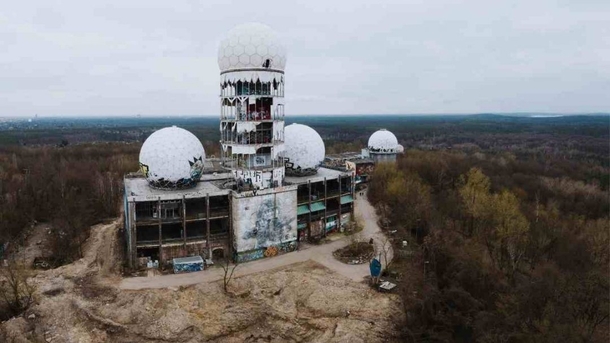 Abandoned NSA listening station Berlin Teufelsberg Hill