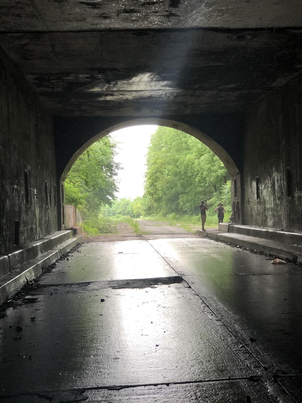 Abandoned PA turnpike tunnel