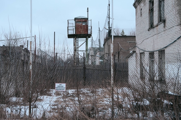 Abandoned prison left from Soviet Union Estonia 