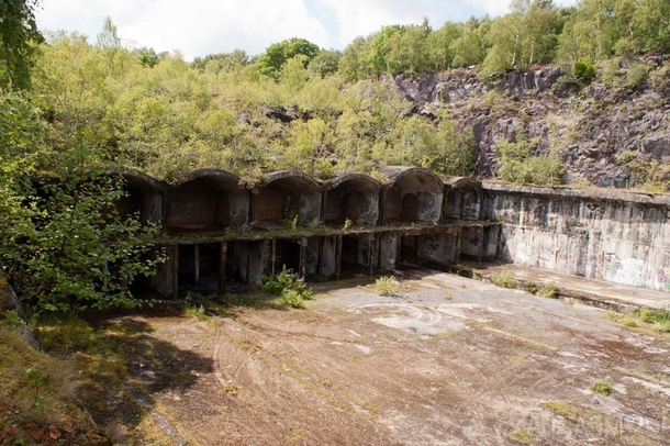 Abandoned RAF Ammo Depot in Llanberis North Wales 