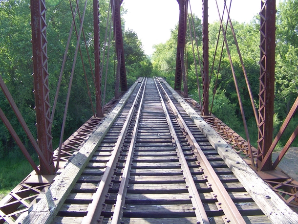 Abandoned Railroad Bridge - Sauk City WI -  OC