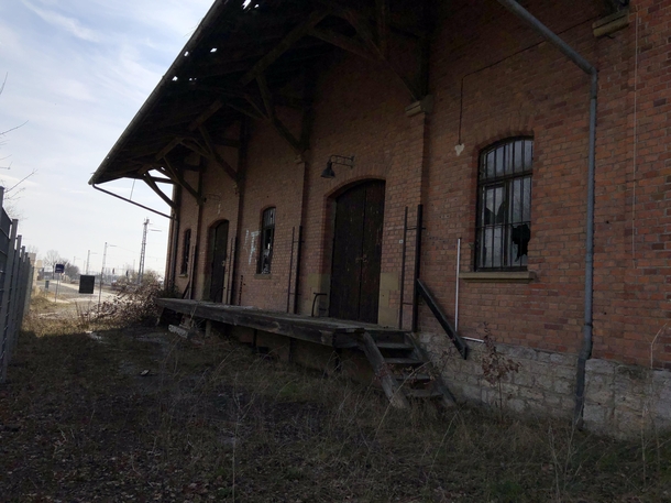 Abandoned railway station in bavaria