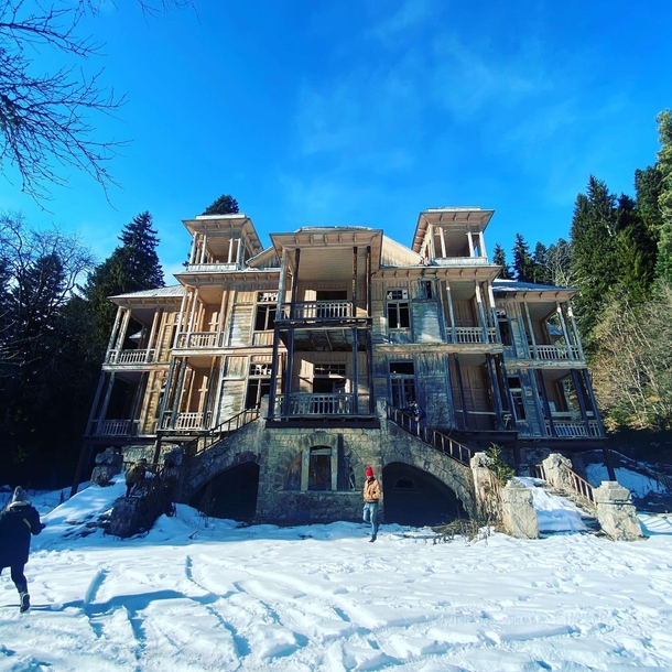 Abandoned resort frequented by Stalin in the Georgian Caucasus