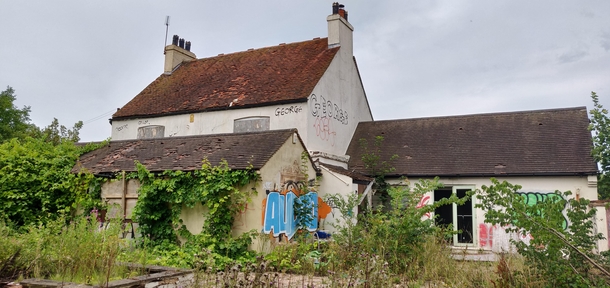 Abandoned restaurant Great Missenden Buckinghamshire