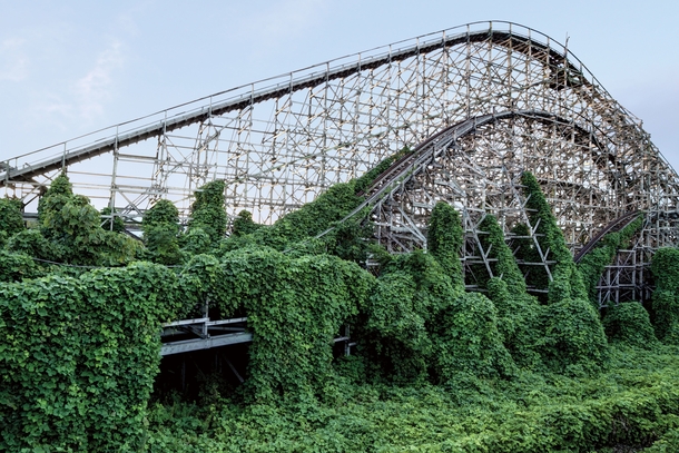 Abandoned roller coaster at Nara Dreamland Japans version of Disneyland 