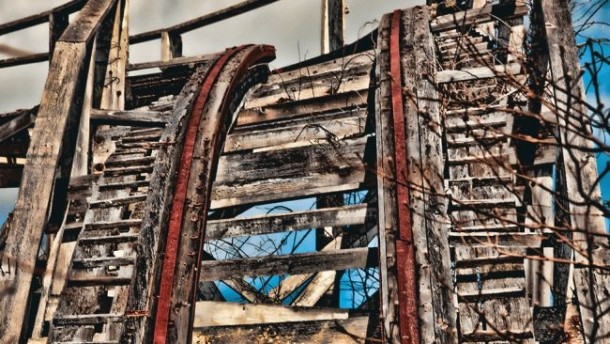 Abandoned Roller Coaster Lincoln Park Massachusetts  