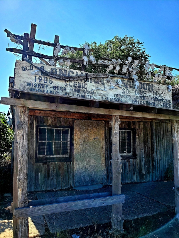 Abandoned Saloon Scenic SD - Indians Allowed