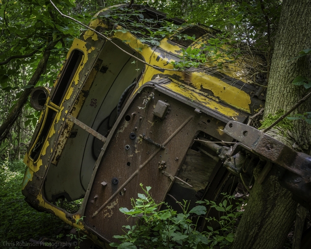 Abandoned school bus I found in the woods 