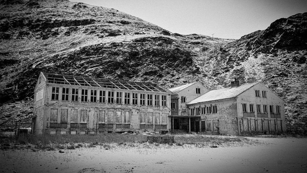 Abandoned school in the north of Norway