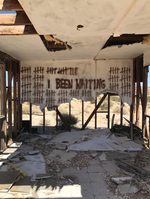 Abandoned shack in Mojave desert Ca 