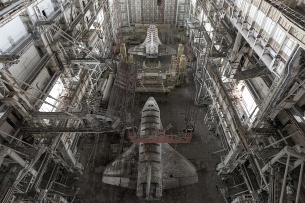 Abandoned Soviet Space Shuttles Kazakhstan