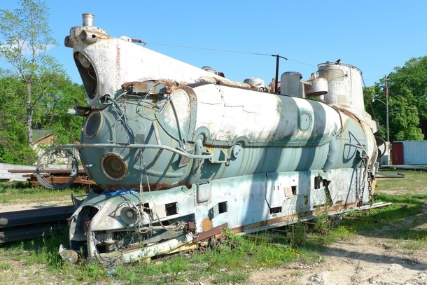 Abandoned Soviet submarine 
