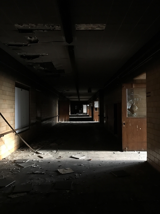 Abandoned Special Education School Detroit MI 