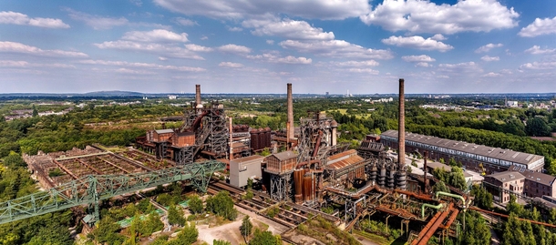 Abandoned steel mill landschaftspark north duisburg 