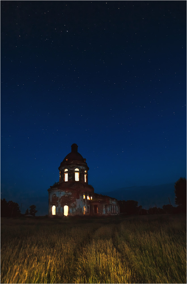 Abandoned Temple in the Kurgan Oblast Russia  Photo by Oleg Astakhov