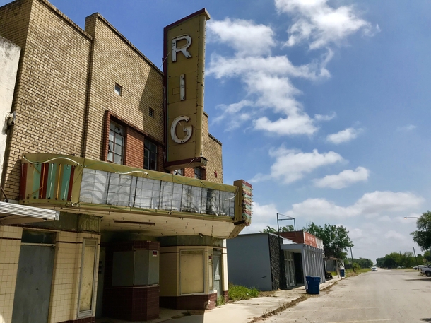 Abandoned theatre in Premont TX 