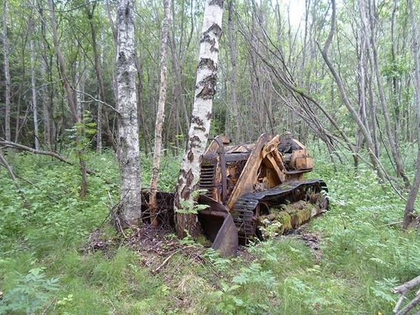Abandoned tractor Sweden 
