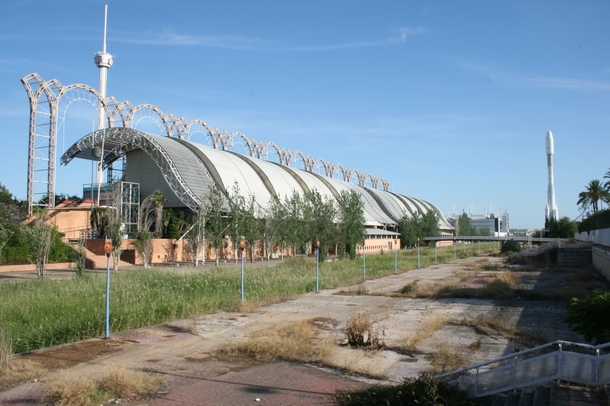 Abandoned  Universal Exposition Seville Spain 